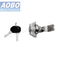 Aobo Zinc Alloy Insert SS316 Cam Lock Handle Quarter Turn Wing Knob Cam Lock with Key 333