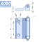Aobo Factory High Quality Elctronical Distribution Cabinet Door AISI 316 Screw on Hinge