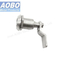 Stainless Steel AISI316 Square Lock Cylinder Quarter Turn Cam Compression Latch Lock Railway Standard