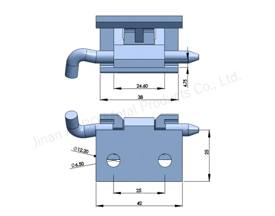 Aobo AISI 316 180 Degree Industrial Electrical Cabinet Door Hinge with Countersunk Screw M6