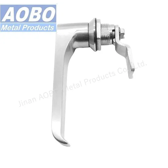Aobo Stainless Steel L-Handle Cabinet Lock Non Locking Cam Lock Quarter Turn Handle