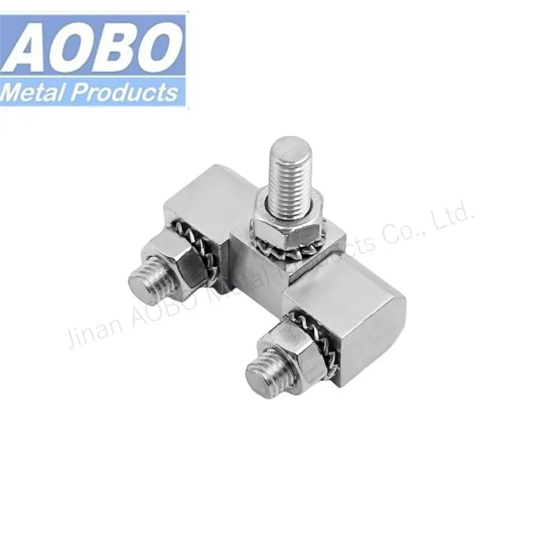 Aobo 180 Degree M. S. Zinc Plated AISI 316 Screw-on Three Joint Hinge