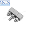 Aobo 180 Degree M. S. Zinc Plated AISI 316 Screw-on Three Joint Hinge