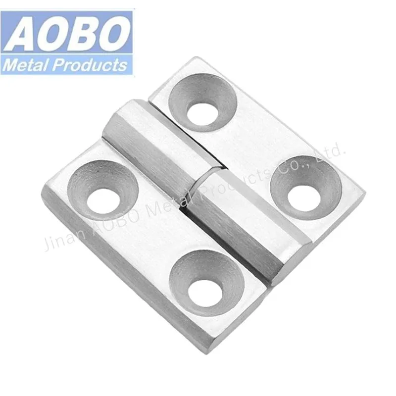 Aobo Ss 316 60mm Right Version Distribution Cabinet Door Disassembly Hinge with Countersunk Screw M8