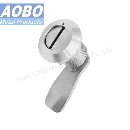 Safe High Quality Stainless Steel Slotted Recess Quarter Turn Cam Lock for Panel Cabinet Boxes Metal File Cabinet Locks