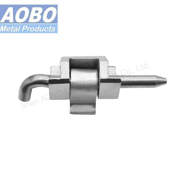 Aobo SUS 316 Industrial Single Distribution Box Cabinet Door 180 Degree Hinge for 20 mm Door Return