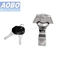 Aobo Wing Knob Cam Lock Stainless Steel 316 Powder Coated Key Locking Handle Electric Panel Door Quarter Turn Latch