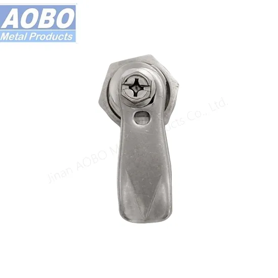 Aobo Manufactory Distribution Cabinet Door Panel Lock 7mm Triangular Lock Core AISI316 Quarter Turn Cam Lock