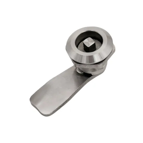 Aobo Factory Manufacturer ISO9001 Substation Cabinet Door Lock CNC Machine Square Lock Cylinder IP65 Quarter Turn AISI316 Cam Lock