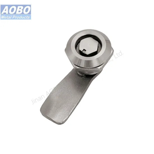 Aobo Heavy Industry Equipment Durable Salt Spray Test Casting SS316 Hexagon Male Key Cylinder Quarter Turn Cam Lock