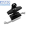 Aobo 3 Point Panel Lock Black Swing Handle Multi-Point Latch Metal Electronical Cabinet Door Rod Control Handle Lock with Key 1333