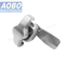 Heavy Duty Stainless Steel Dual Padlockable Wing Knob Quarter Turn Cam Lock for Power Distribution Cabinet Door 1/4 Turn Lock Latch