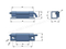 Aobo Industrial Concealed Hinge SS316 Distribution Box Cabinet Door Hinge