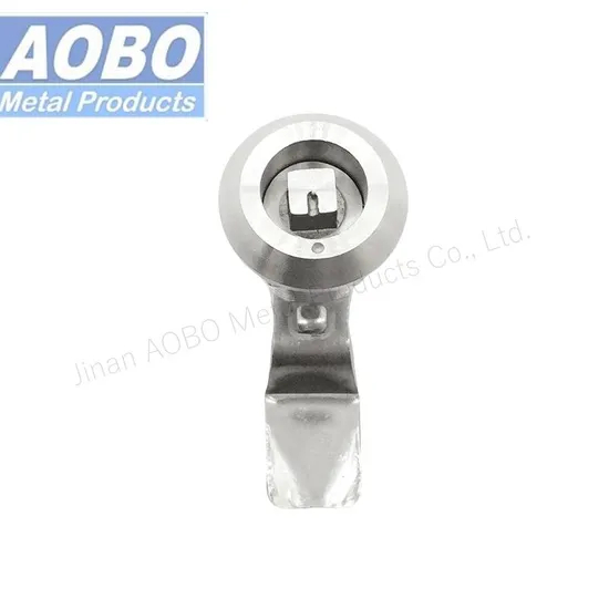 Aobo Stainless Steel 316 Industrial Railway Bus Cabinet Door Latch Square 8mm Quarter Turn Compression Latch Cam Lock
