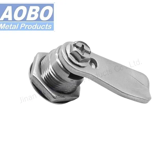Aobo Factory Cheap Stainless Steel Cylinder Electrical Cabinet Door Quarter Turn Double Bit 3mm Cam Lock