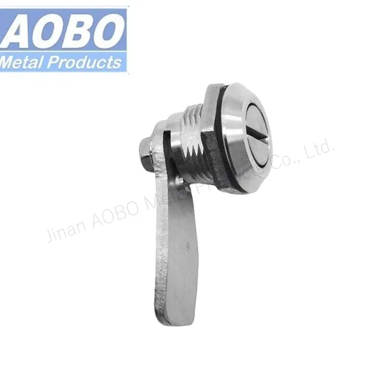 Aobo Stainless Steel 316 Quarter Turn 2X4 Slot Cam Lock Cylinder Lock