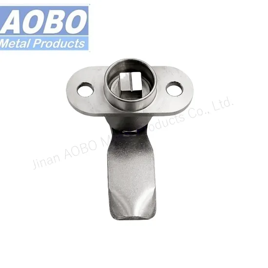 Aobo Factory OEM Durable Casting SUS316 Square Lock Core Electrical Cabinet Waterproof Level IP65 Quarter Turn Cam Lock