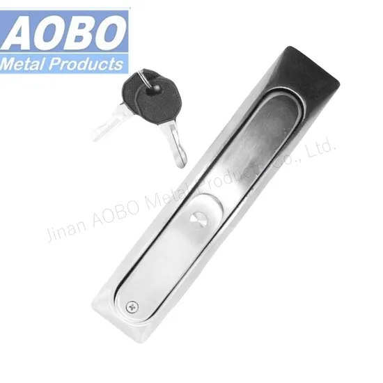 Aobo Dust Cover Swing Handle Stainless Steel 3-Point Locking Mechanism Plane Lock Distribution Box Board Lock