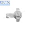 Aobo Door Lock Zinc Alloy Insert Stainless Steel Cabinet Quarter Turn Cam Latch T Handle Lock with Key