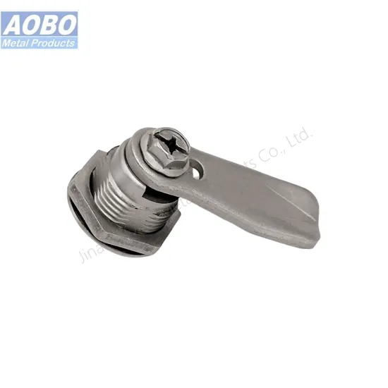 Aobo Precision Casting AISI316 Hexagon Male Lock Core Quarter Turn Quality Certificate ISO9001 Electric Cabinet Door Cam Lock