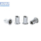 Aobo M3 M4 M5 M6 M8 M10 M12 Flat Head Knurled Body Stainless Threaded Insert Rivet Nut