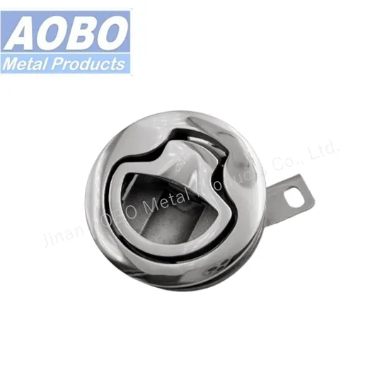 Aobo Industrial Mirror Hatch Flush Pull Slam Durable Marine Boat SUS316 Compress Latch