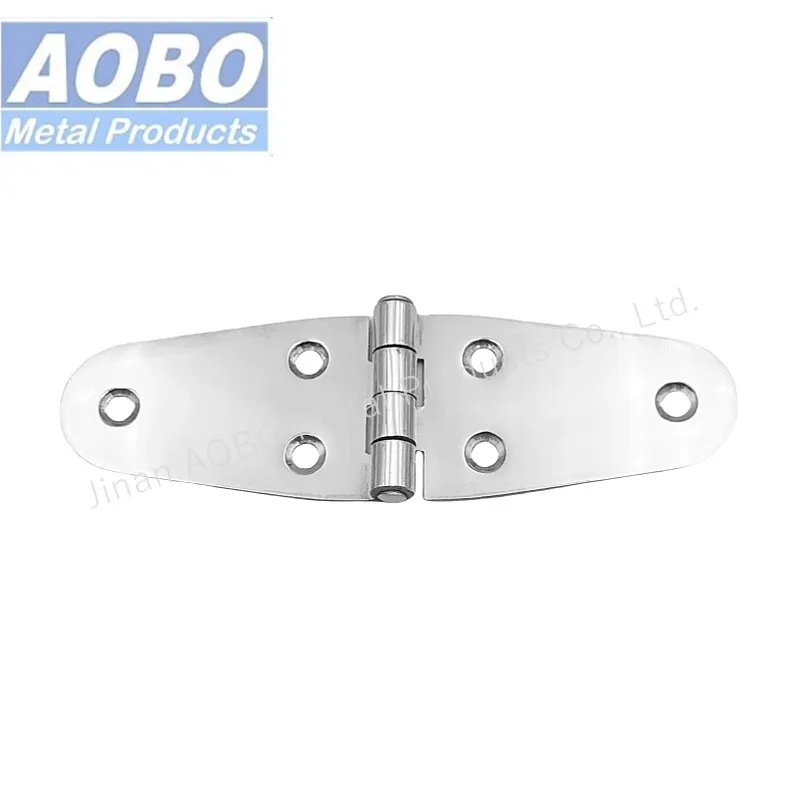 Aobo Marine Boat Accessories Stamped 180 Degree Long Butt Hinge SUS304 Boat Hinge